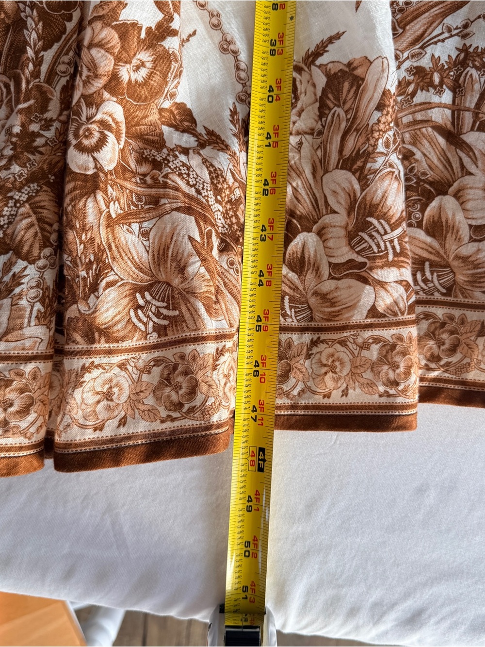 Zimmermann Cream Maxi Dress with Brown Floral Print - Picture 9 of 9